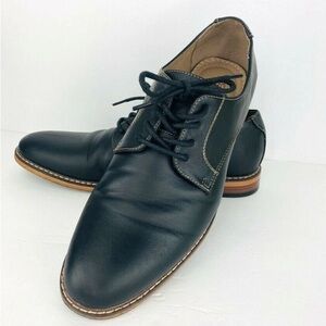 DEXTER COMFORT | Memory Foam lace-up business casual Oxford faux leather shoes